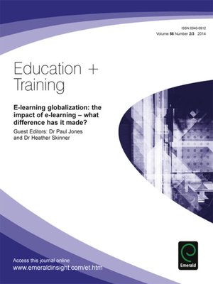 cover image of Education + Training, Volume 56, Issue 1